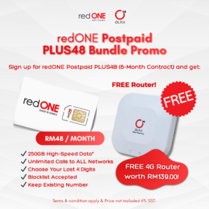 redONE PLUS48 Promo X OLAX Router Bundle Set