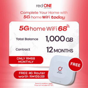 redONE 5G HomeWiFi68 X OLAX Router Bundle Set